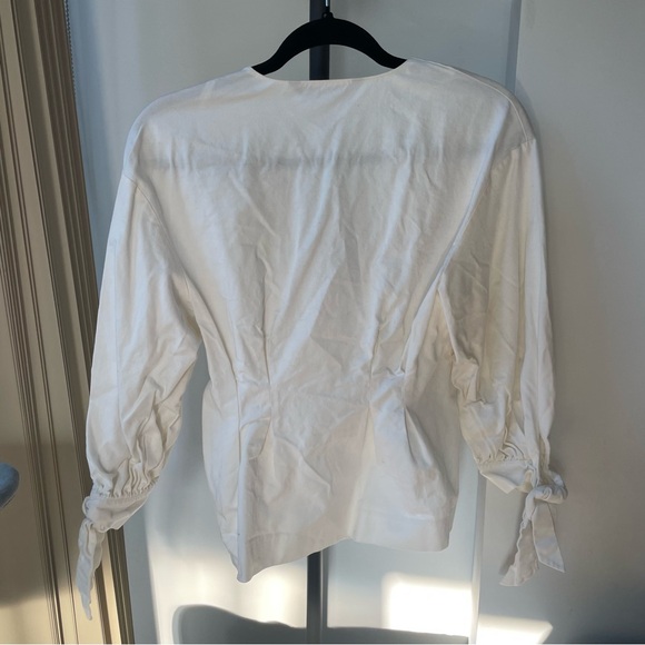 Zara Cotton Linen Blend Blouse - Picture 8 of 8